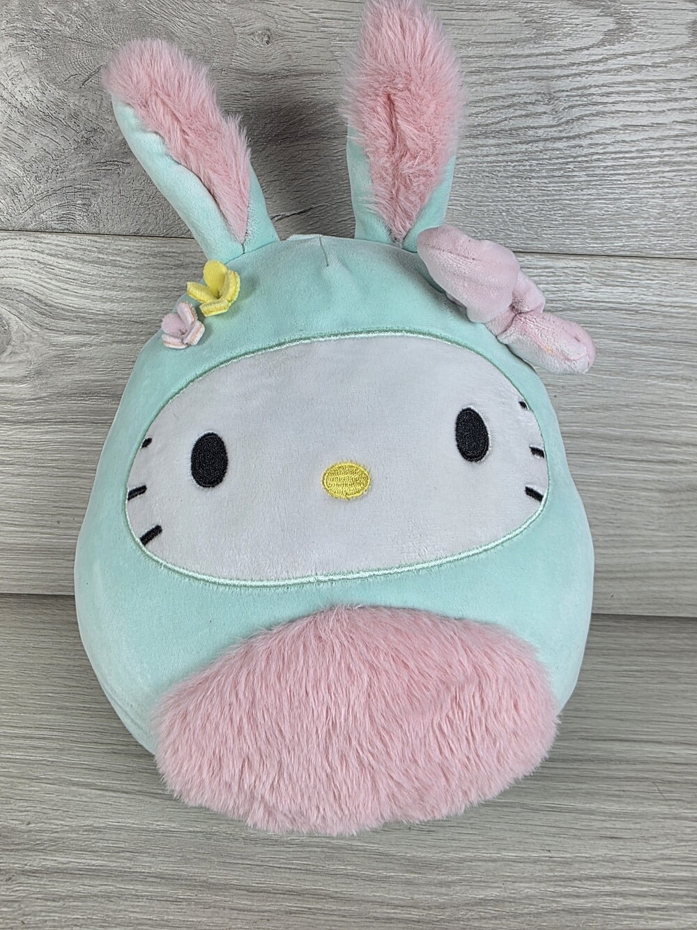 Hello Kitty Plush by Sanrio 12" Light Blue Bow Character Easter Bunny SU17